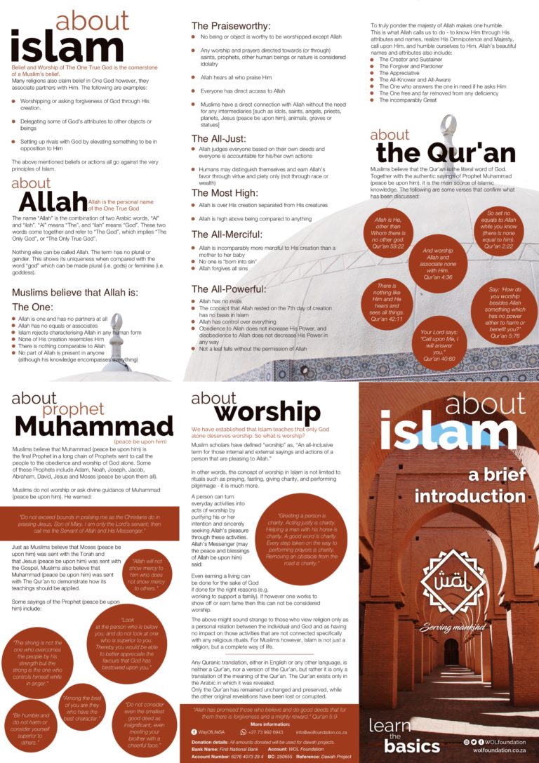 Dawah Pamphlets - WOL Foundation