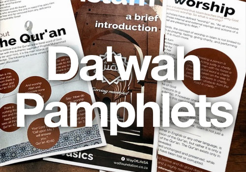 Dawah Project cover page - Pamphlets - WOL Foundation